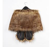 Foulard Desigual Femme, ÉTole De MariéE éLéGante en Fausse Fourrure Longue ChâLe Accessoire Mode pour CéRéMonie Nuptiale Et Tenue SoiréE