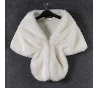 Foulard Desigual Femme, ÉTole De MariéE éLéGante en Fausse Fourrure Longue ChâLe Accessoire Mode pour CéRéMonie Nuptiale Et Tenue SoiréE