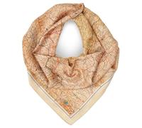 Foulard d'évasion en soie - Carte officielle de la guerre 39-45 - Marron clair - Taille unique