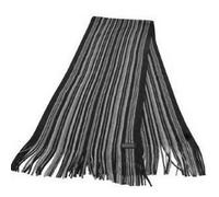 Foulard écharpe homme Lonsdale - Imprimé rayé - Noir