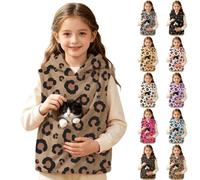 Foulard en polyester imprimé animal pour filles pour vêtements par temps | Écharpe drapée douce avec un motif léopard audacieux, présenté dans différentes options de couleur