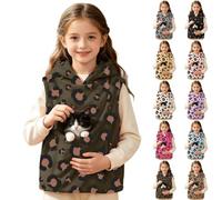 Foulard en polyester imprimé animal pour filles pour vêtements par temps | Écharpe drapée douce avec un motif léopard audacieux, présenté dans différentes options de couleur