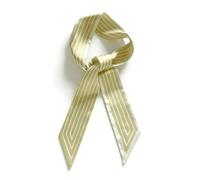 Foulard en ruban de soie fin pour femme Printemps - Bande de cheveux longs, petite écharpe de cou, cravate et foulard
