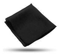 Foulard en soie 100% Soie (22,5 x 22,5 cm) Noir