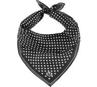 Foulard en Soie Dotted by Fraas noir-blanc One Size