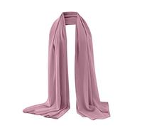 Foulard en soie pour femme, écharpe en mousseline de soie avec perles Baotou, article de fan du hijab musulman, d, taille unique