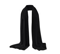 Foulard en soie pour femme, écharpe en mousseline de soie avec perles Baotou, article de fan du hijab musulman, o, taille unique