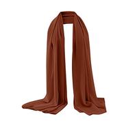 Foulard en soie pour femme, écharpe en mousseline de soie avec perles Baotou, article de fan du hijab musulman, h, taille unique