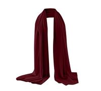 Foulard en soie pour femme, écharpe en mousseline de soie avec perles Baotou, article de fan du hijab musulman, Y, taille unique