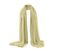 Foulard en soie pour femme, écharpe en mousseline de soie avec perles Baotou, article de fan du hijab musulman, JN, taille unique