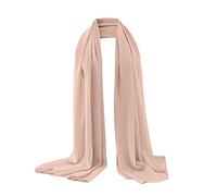 Foulard en soie pour femme, écharpe en mousseline de soie avec perles Baotou, article de fan du hijab musulman, x, taille unique