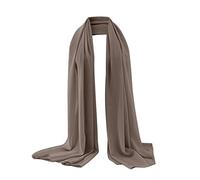 Foulard en soie pour femme, écharpe en mousseline de soie avec perles Baotou, article de fan du hijab musulman, u, taille unique