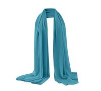 Foulard en soie pour femme, écharpe en mousseline de soie avec perles Baotou, article de fan du hijab musulman, AL., taille unique