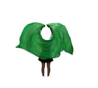 Foulard en soie pour la danse orientale Voiles de danse du ventre en soie écharpe à la main châle solide couleur purpe accessoire de costume de danseuse blanc vert Pour les accessoires de danse(COLOR6