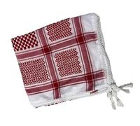 Foulard ethnique arabe pour homme du Moyen-Orient à porter au quotidien pour les fêtes à thème et les événements culturels, Scar à boule carrée, Taille unique