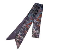 Foulard exotique fin pour femme avec poignée pour femme toucher soie