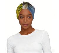 Foulard extensible léger et respirant avec imprimé cochon de viol pour femme