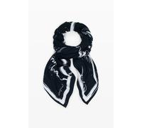 Desigual Écharpe Lettn Rectangle Foulard – noir/blanc – Taille One Size