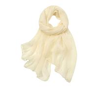 Foulard Femme Hiver - Écharpe légère en Mousseline de Soie pour Femmes Style Estival décontracté Accessoire Mode Polyvalent Couleur Unie vibrante
