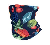Foulard imprimé ananas, fraise, citron, bandeau, serviette pour hommes et femmes, masque de sport multifonctionnel