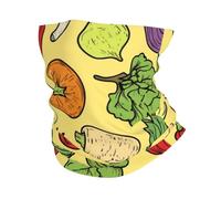 Foulard imprimé carottes et avocats, bandeau, serviette pour hommes et femmes, masque de sport multifonctionnel