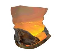 Foulard imprimé éléphant de prairie, bandeau, serviette pour hommes et femmes, masque de sport multifonctionnel