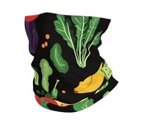 Foulard imprimé fraise banane citron, bandeau, serviette pour hommes et femmes, masque de sport multifonctionnel