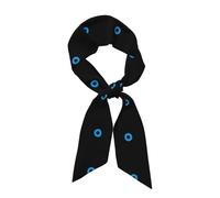 Foulard imprimé mauvais œil pour femmes, foulards pour sac à main, écharpes, foulards légers et tendance en satin de soie