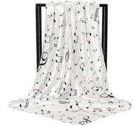 Foulard imprimé Musique Notes de Musique Classique Style Mozart Crotchet Quaver écharpe Dames Mode Foulards carrés châles en Soie