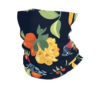 Foulard imprimé myrtille, fraise, citron, bandeau, serviette pour hommes et femmes, masque de sport multifonctionnel