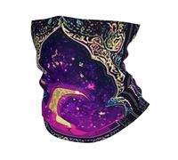 Foulard imprimé nuit étoilée persane et mosquée, bandeau, serviette pour hommes et femmes, masque de sport multifonctionnel