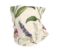 Foulard imprimé orchidées et fleurs sauvages printaniers, bandeau, serviette pour hommes et femmes, masque de sport multifonctionnel