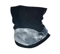 Foulard imprimé pleine lune mystérieuse forêt et nuit étoilée, bandeau, serviette pour hommes et femmes, masque de sport multifonctionnel
