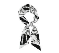 Foulard imprimé tête de mort pour femmes, foulards pour sac à main, écharpes, foulards légers et tendance en satin de soie