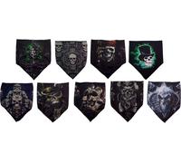 Foulard multifonctionnel Tête de mort Foulard en tissu Masque facial Masque nasal et buccal, Variante:1