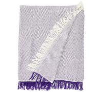 Foulard polyvalent Martina Home Spiga, 80% coton, 20% polyester, brut/lile 260L x 180W