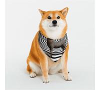 Foulard pour animal domestique motif cerf zébré élégant triangle accessoire pour animal domestique, lavable, pour fille, garçon, chien ou chat, taille L