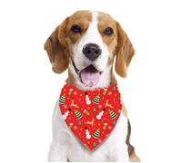 Foulard pour chien - Non spécifié - Rouge - Polyester - Motifs de Noël - Hiver