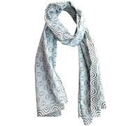 Foulard pour femme 100 % pur coton, motif indien imprimé à la main, mini stand pour filles, 177,8 x 50,8 cm, par Rastogi Crafrafts - - défaut
