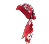 Foulard pour femme Turban Headwear Chemo Beanie Écharpe Headwear pour le cancer, la chimio, la perte de cheveux, 2 - Vin., taille unique