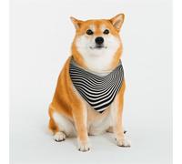 Foulard psychédélique pour animal domestique motif coucher de soleil élégant triangle bandana accessoire pour animal domestique, lavable, pour fille, garçon, chien ou chat, taille L