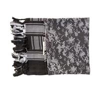 Foulard religieux adulte Keffiyeh motif turban arabe écharpe d'extérieur pour homme accessoire de cheveux quotidien pour hommes arabes shemagh musulmans désert couvre-chef, Camouflage noir gris