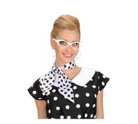 W WIDMANN MILANO Foulard années 50 en satin, accessoire rétro pour déguisement et carnaval