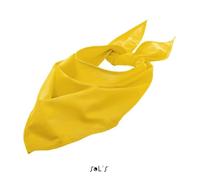 Foulard - Sol's - Bandana - Jaune - Taille unique - 90% polyester 10% coton