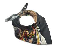 Foulard tendance Aliens Reggae pour femme, en soie, style bandana, carré en satin, idéal comme cadeau