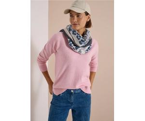 Foulard triangulaire à motif léopard
