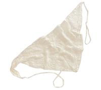 Foulard triangulaire élégant en dentelle style ferme française vacances voyage pour femme à la recherche d'un accessoire unique de style coréen