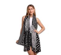 Foulard Trillion London® en Soie | Long et Léger pour Femme | Châle Doux pour Tous les Jours, Voyages et Cadeaux | 180 x 90 cm