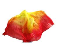 Foulards de danse orientale, Écharpe de voile danse du ventre for femmes, soie multicolore, plusieurs tailles(15,270x114cm)