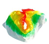 Foulards de danse orientale, Écharpe en voile de soie for danse du ventre, châle à main multicolore, plusieurs tailles, accessoires Performance sur scène(W Real Silk Veils,90x200cm)